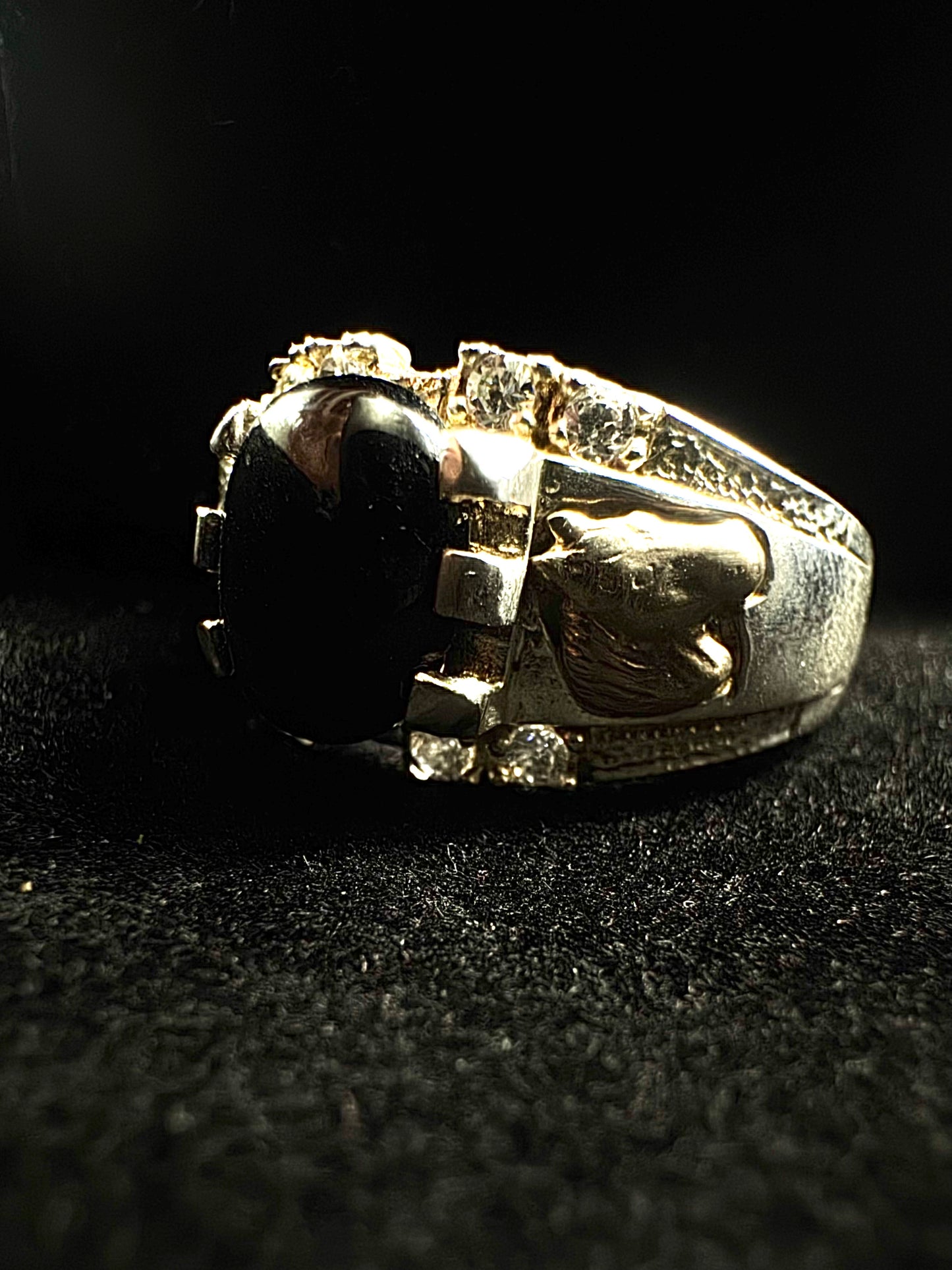 Anillo Zafiro Black Star - Caballista