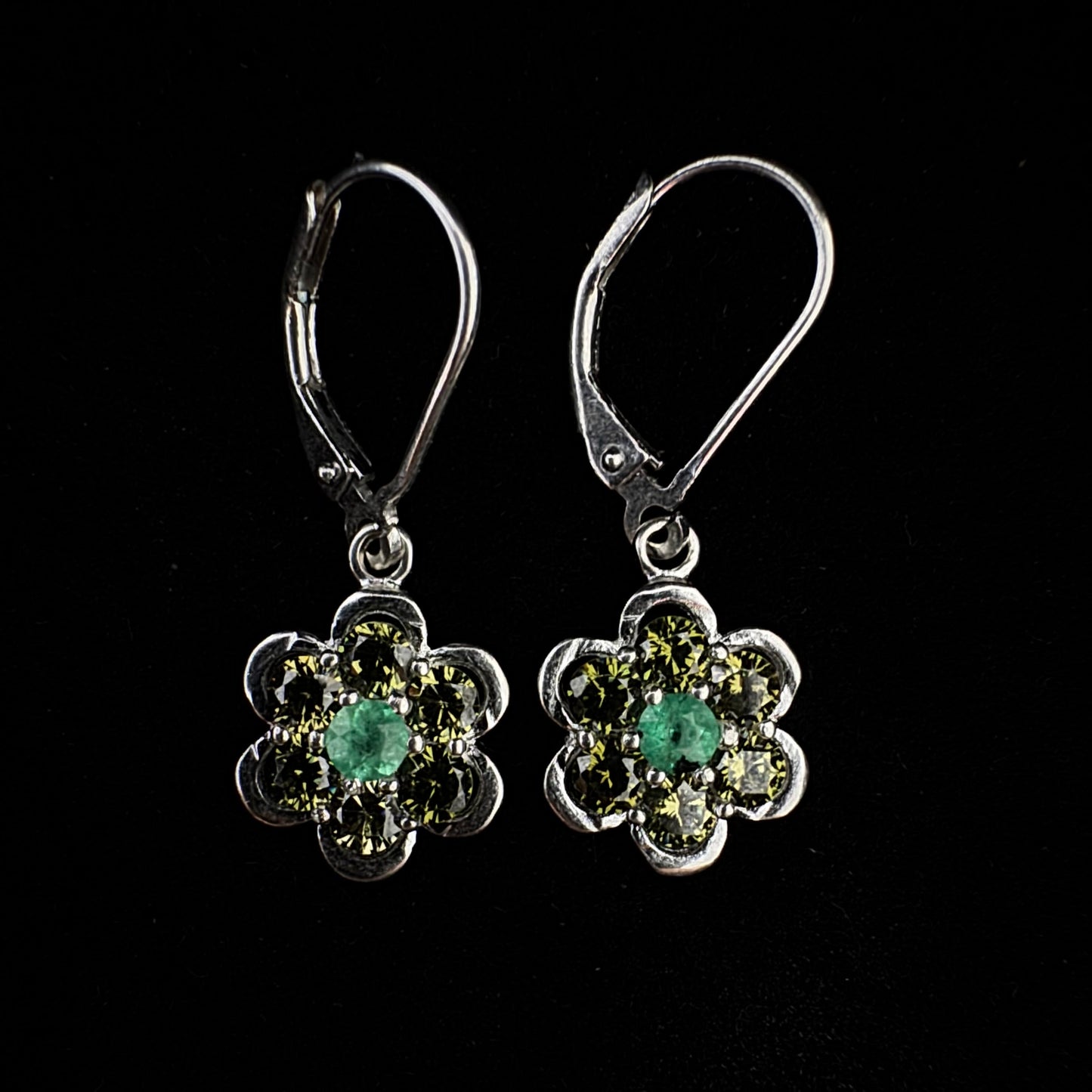 Aretes Dalia Verde