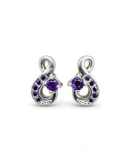 Aretes Sonata en Amatista