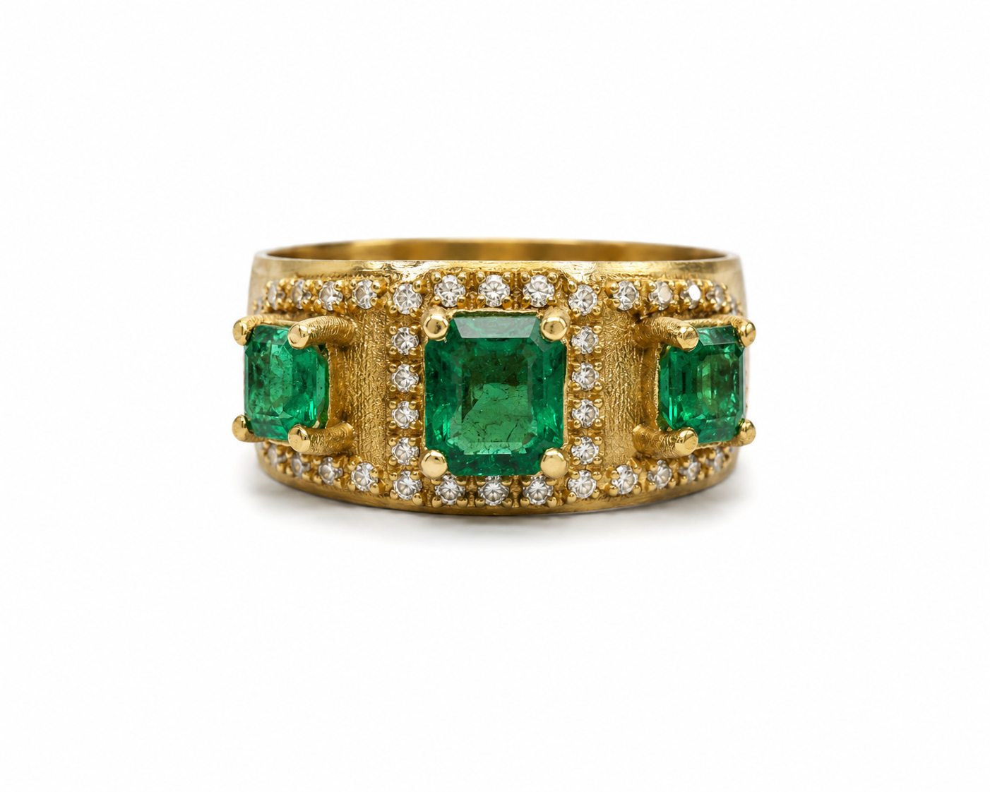 Anillo Triada Esmeralda