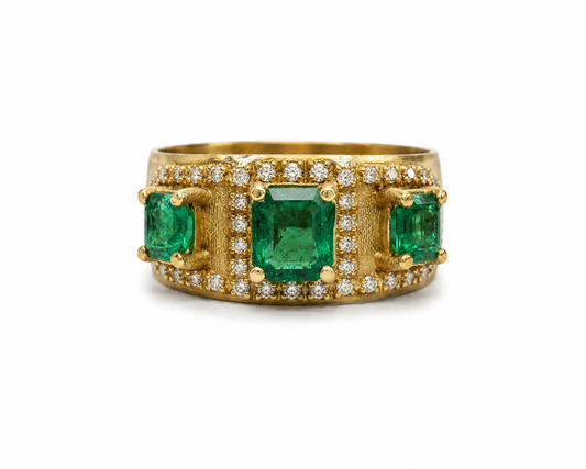 Anillo Triada Esmeralda