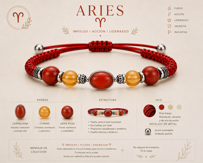 Manilla Zodiacal Aries — Impulso de Fuego