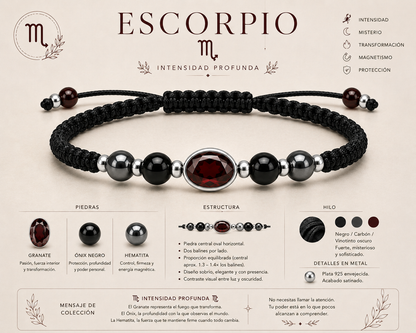 Manilla Zodiacal Escorpio — Intensidad Profunda