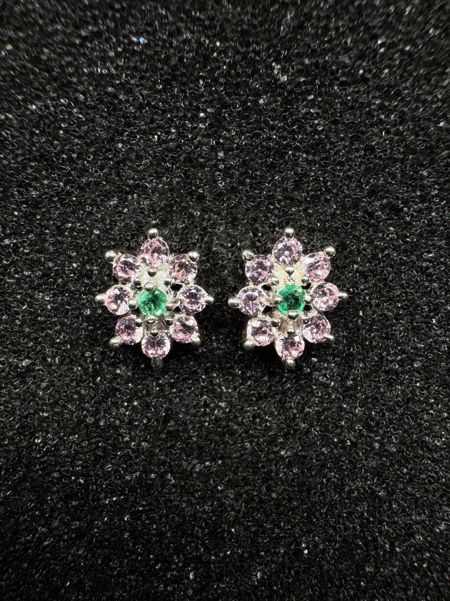 Aretes Lirio Rosa