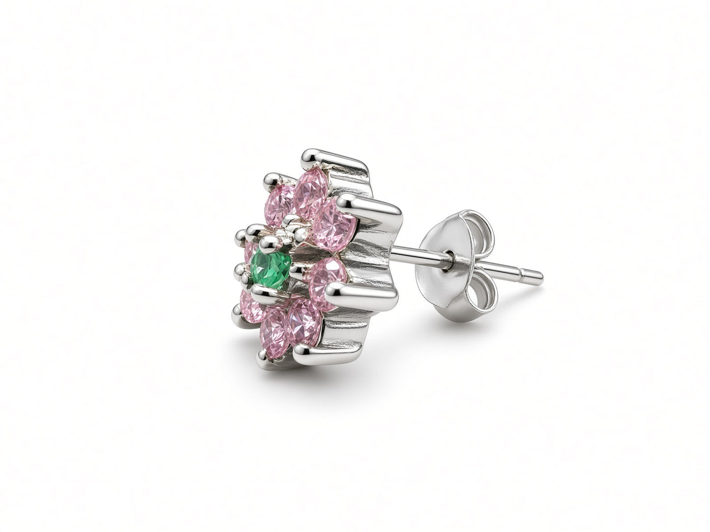 Aretes Lirio Rosa