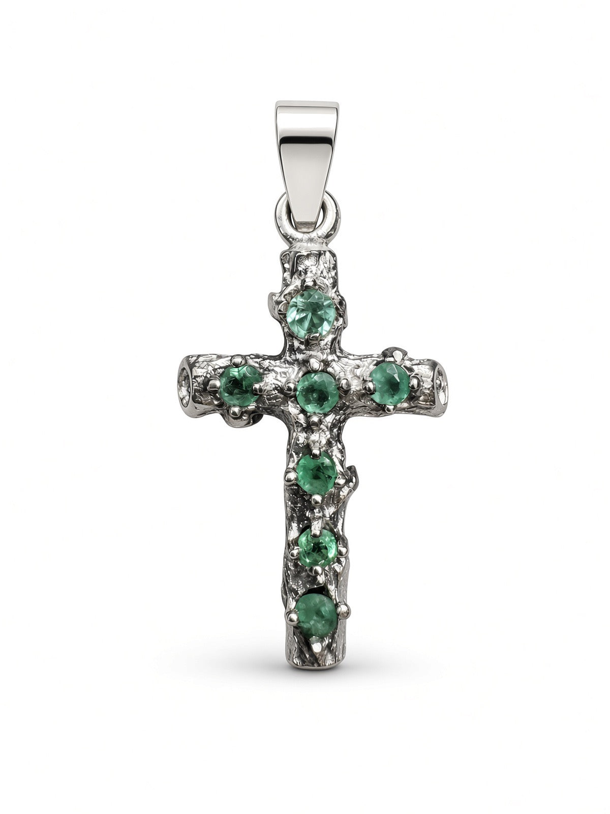 Dije Cruz de Esmeralda