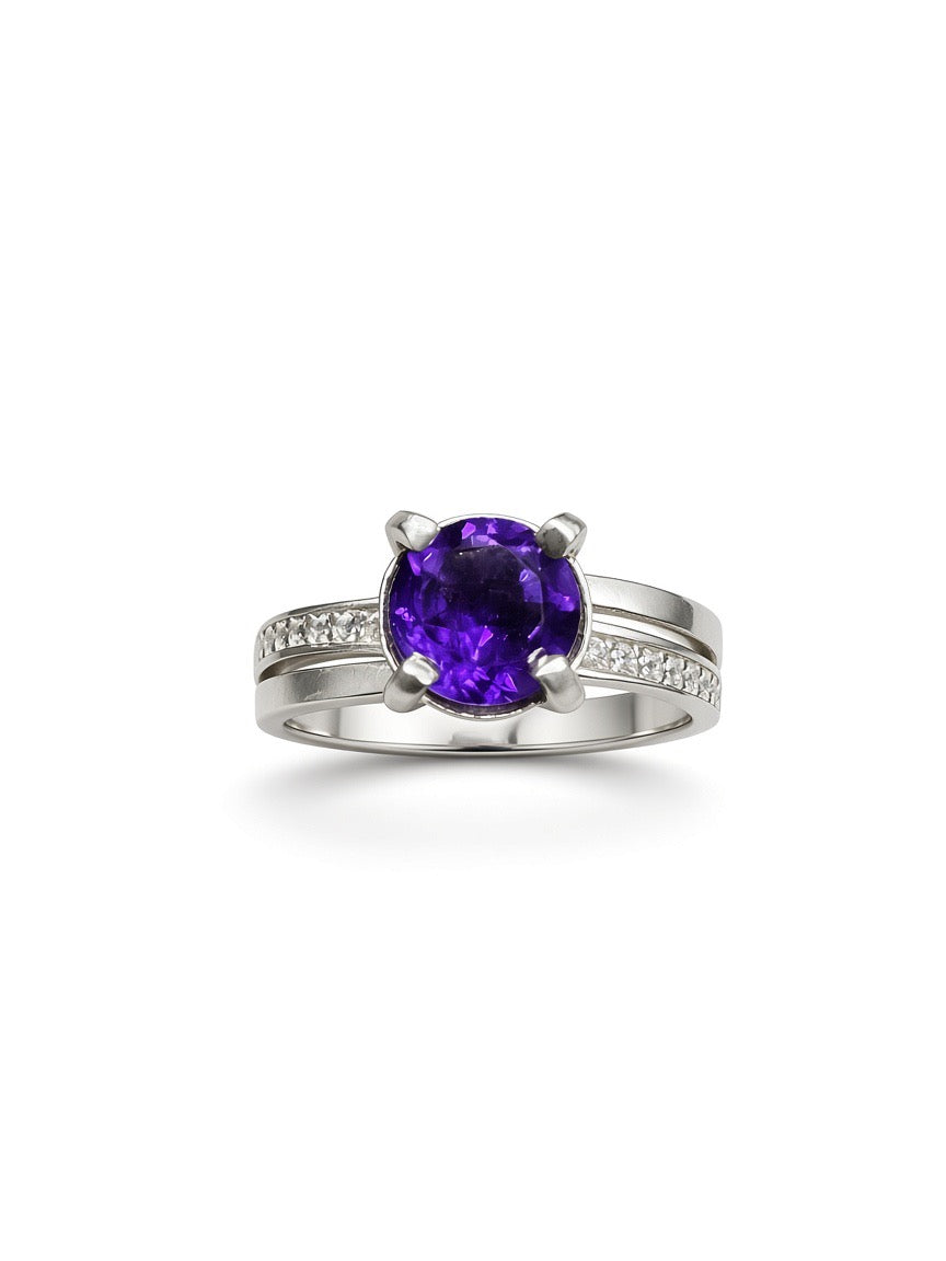 Anillo Amatista - Calma violeta