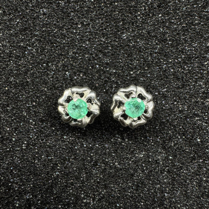 Aretes Flor de Camelia
