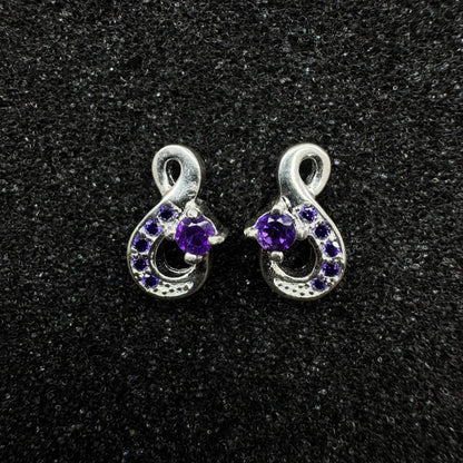 Aretes Sonata en Amatista