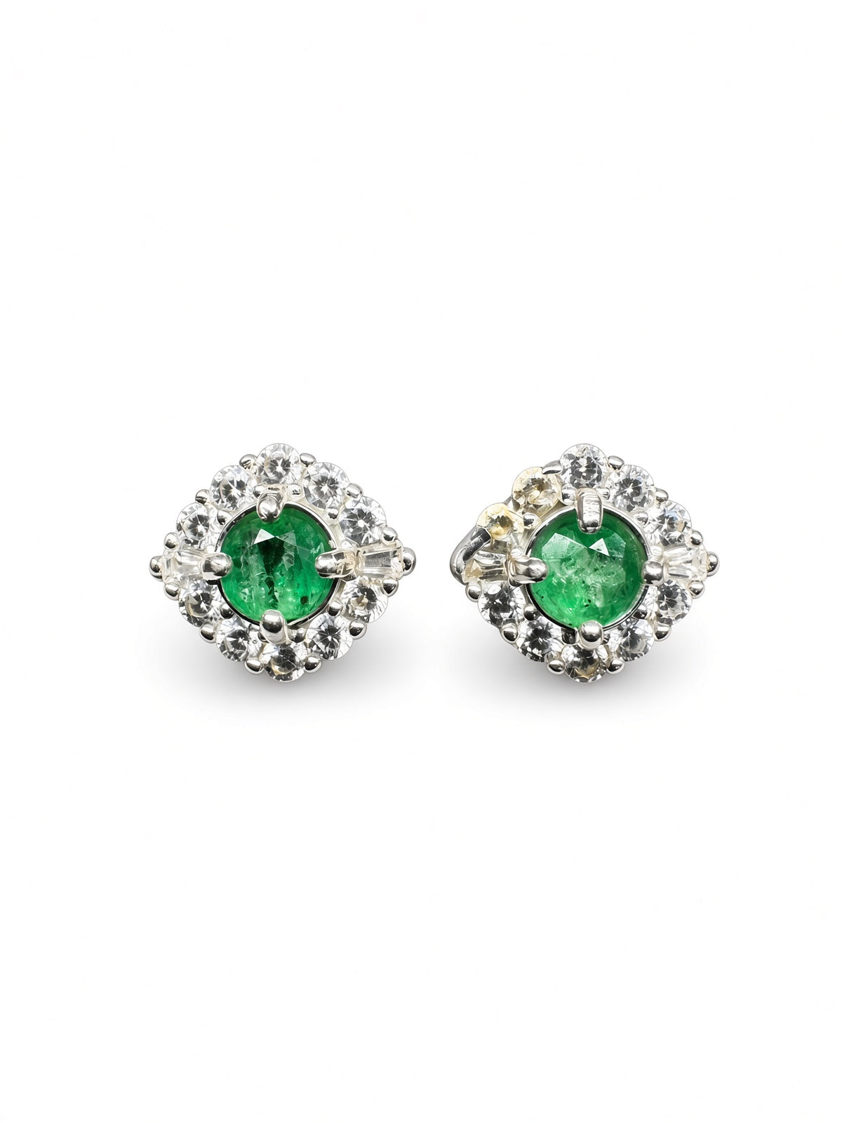 Aretes Flor de Esmeralda