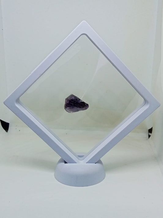 Gema Amatista natural - Calma violeta - joyería artesanal FACET