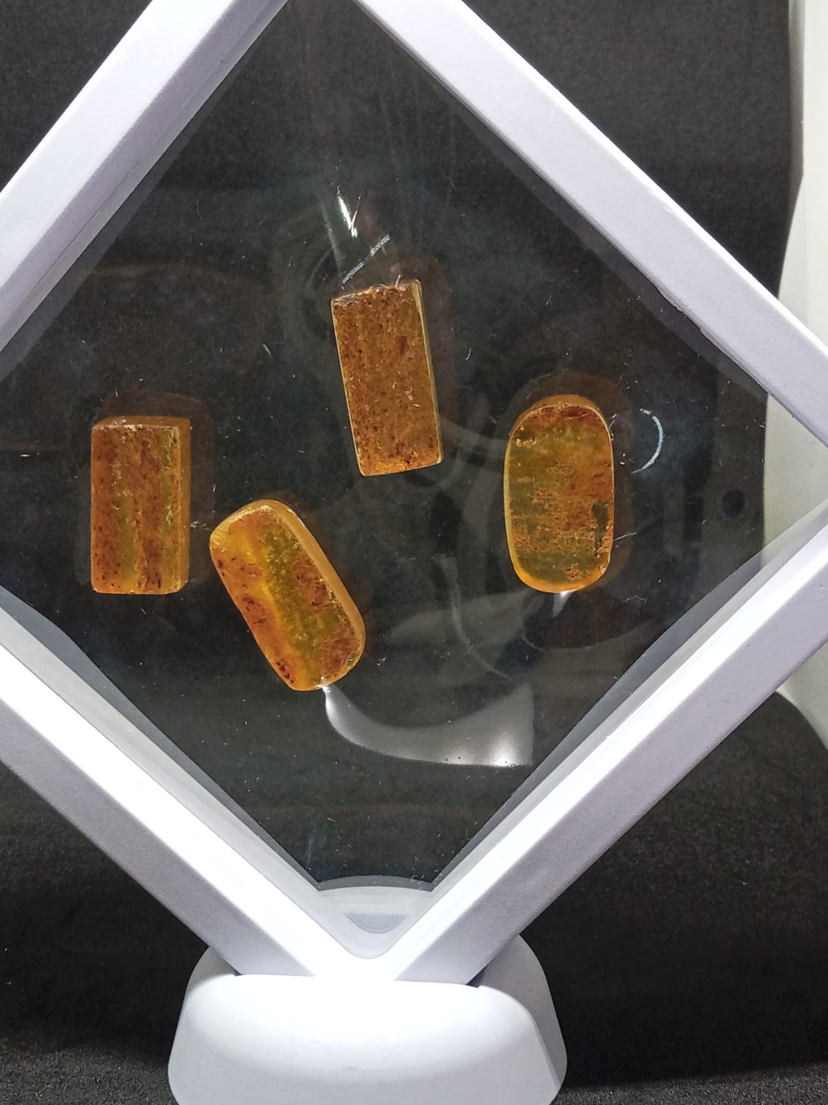 Gema Copal natural - Memoria natural - joyería artesanal FACET