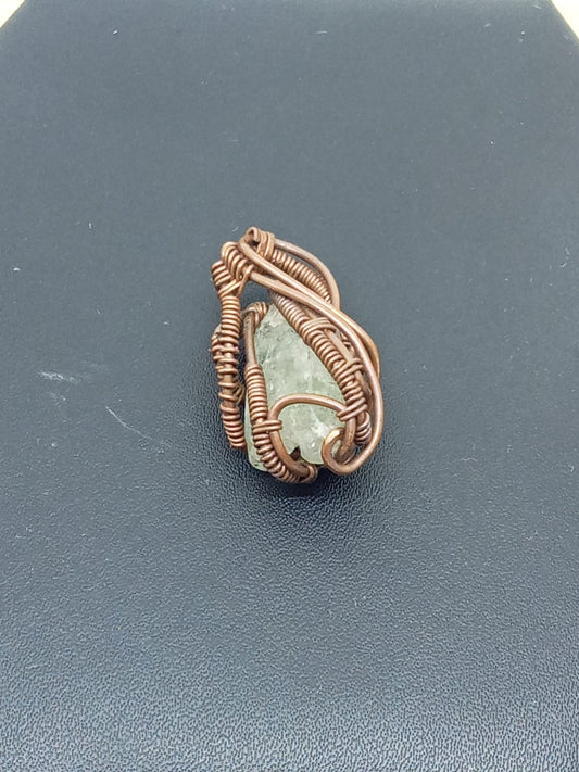 Dije Aguamarina - Agua clara - joyería artesanal FACET