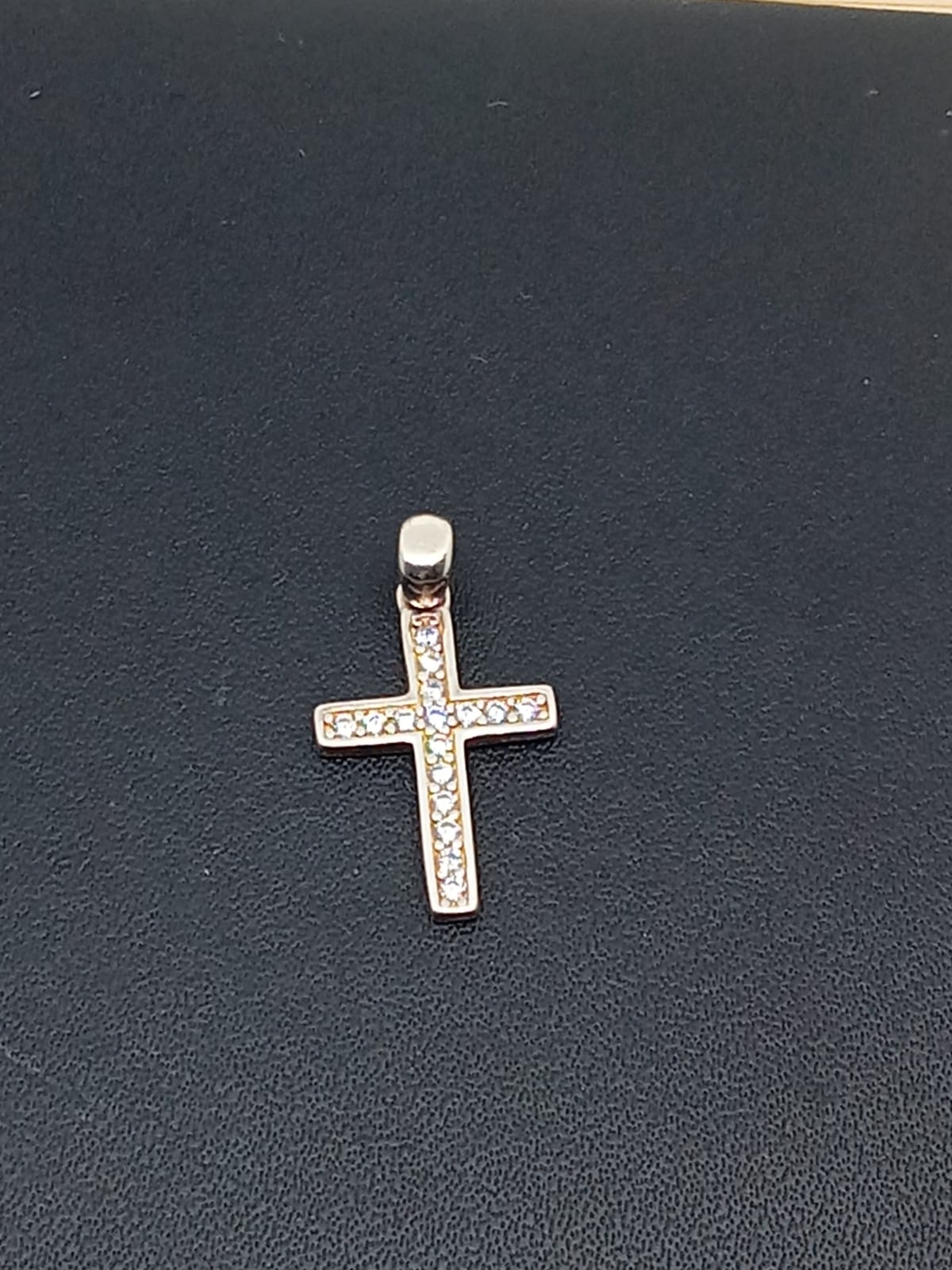 Dije Cruz - Talismán personal - joyería artesanal FACET